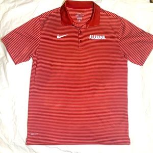 Nike Dri-Fit Alabama Crimson Tide Polo Shirt Size M